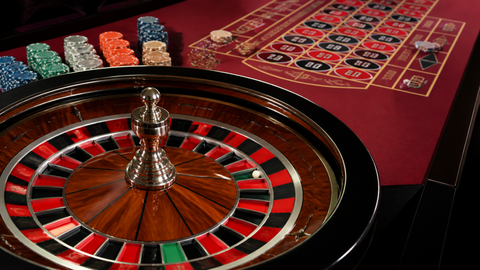 roulette: เข้าใจกติกาและเลือกเล่นอย่างรอบคอบ วงล้อรูเล็ตและผังเดิมพันบนโต๊ะคาสิโน