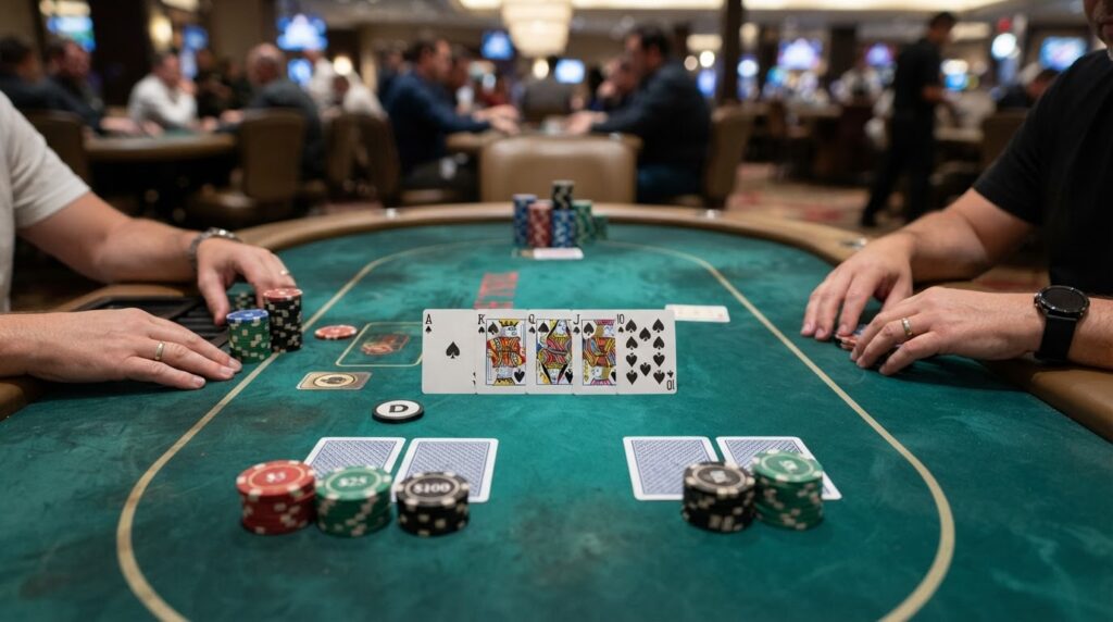 Singapore Online Casino Trends and the Future of Online Gaming ชิปและไพ่บนโต๊ะเกมโป๊กเกอร์ออนไลน์